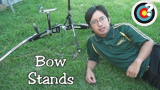 Archery Bow Stand Black 