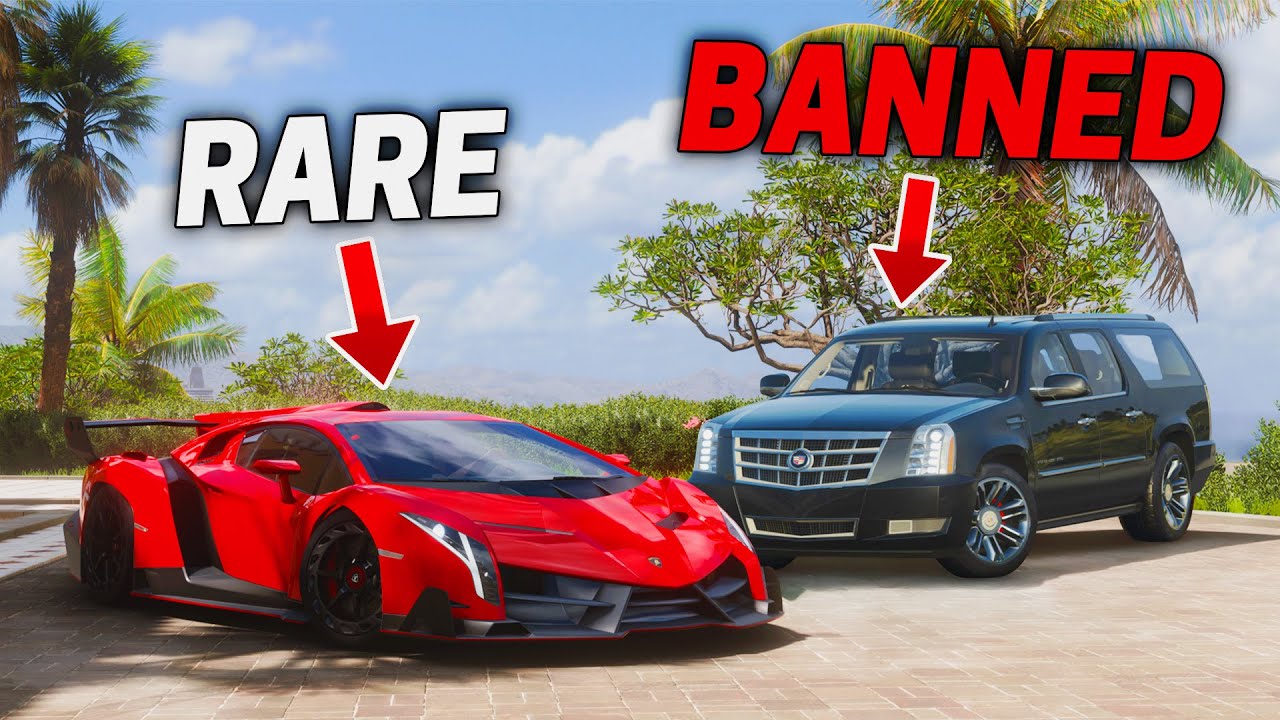 Forza, But You Can Only Use BANNED Cars...