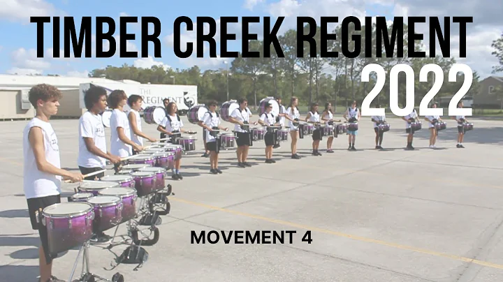 Timber Creek Regiment Percussion 2022 | Movement 4