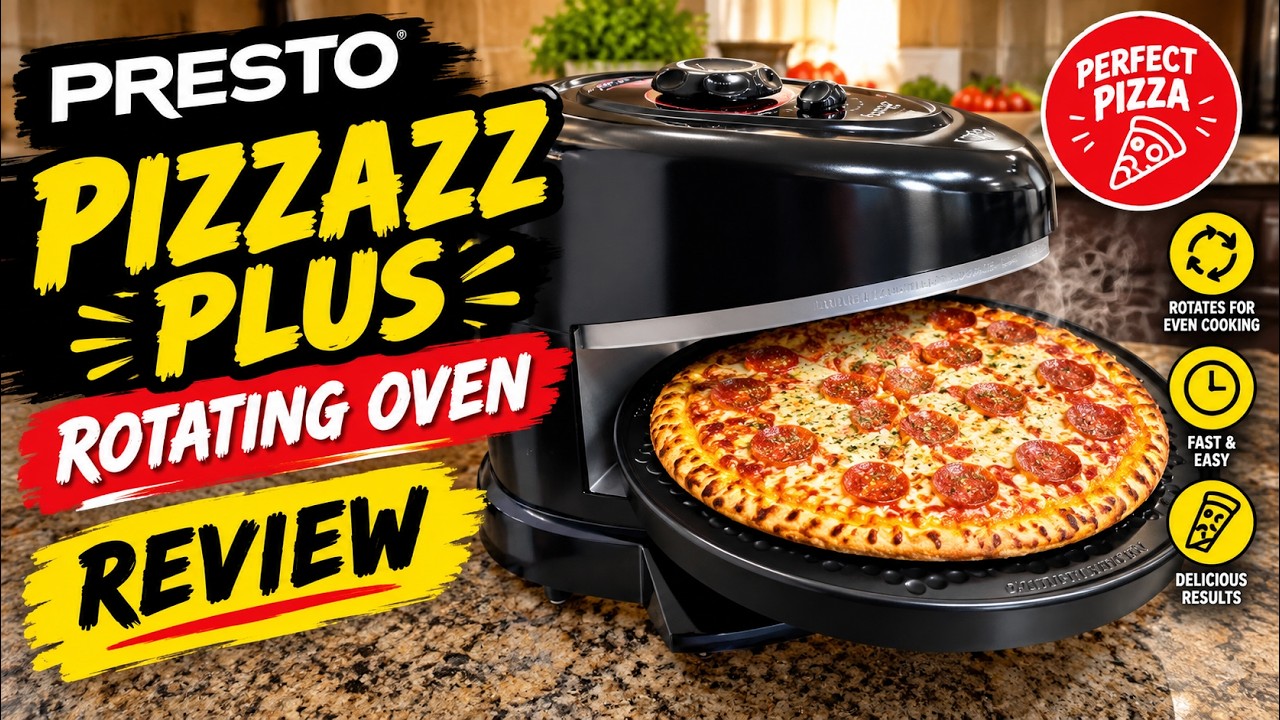 Presto Pizzazz Plus Rotating Oven Review | Best Countertop Pizza