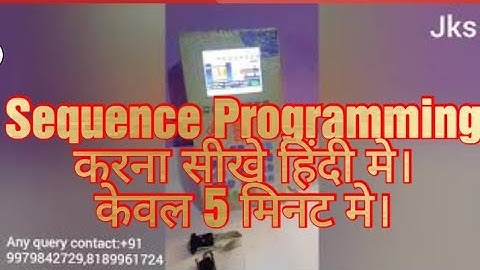 Streamline controls controller  sequence programming step by step, injkon plc sequence programming