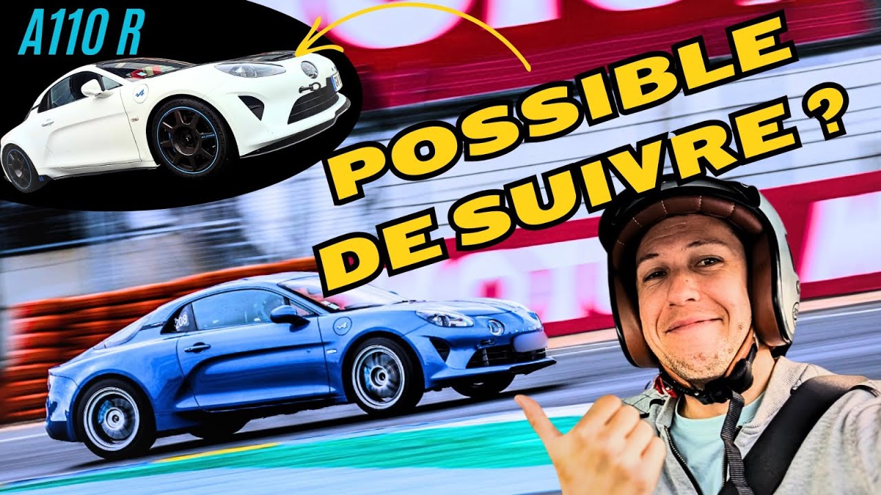 Alpine A110 vs A110 R Le mans - Val de vienne - 1.50.7