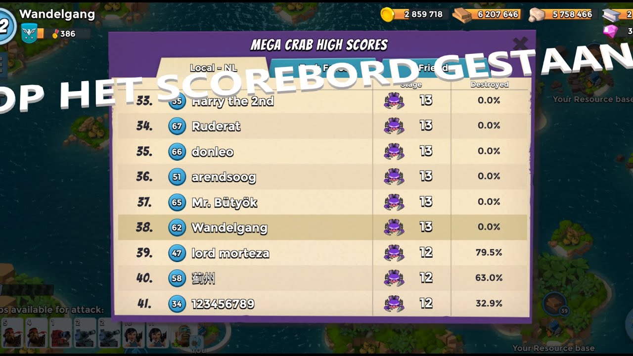 Wanneer komt je video online? Boom Beach Nederlands YouTube