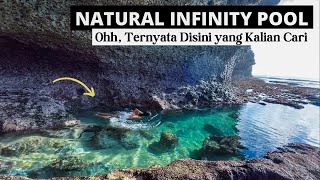 NATURAL INFINITY POOL TERBAIK DI BALI - Pantai Balangan🩵🫶🏻✨