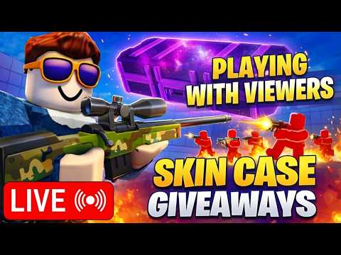 🔴LIVE🔴Playing with Viewers🏆Skin Case Giveaways!🎉