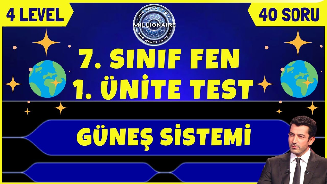 7. SINIF FEN BİLİMLERİ 1. ÜNİTE TEST