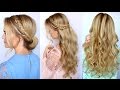 3 Quick End Easy Hairstyles For Medium Long Hair