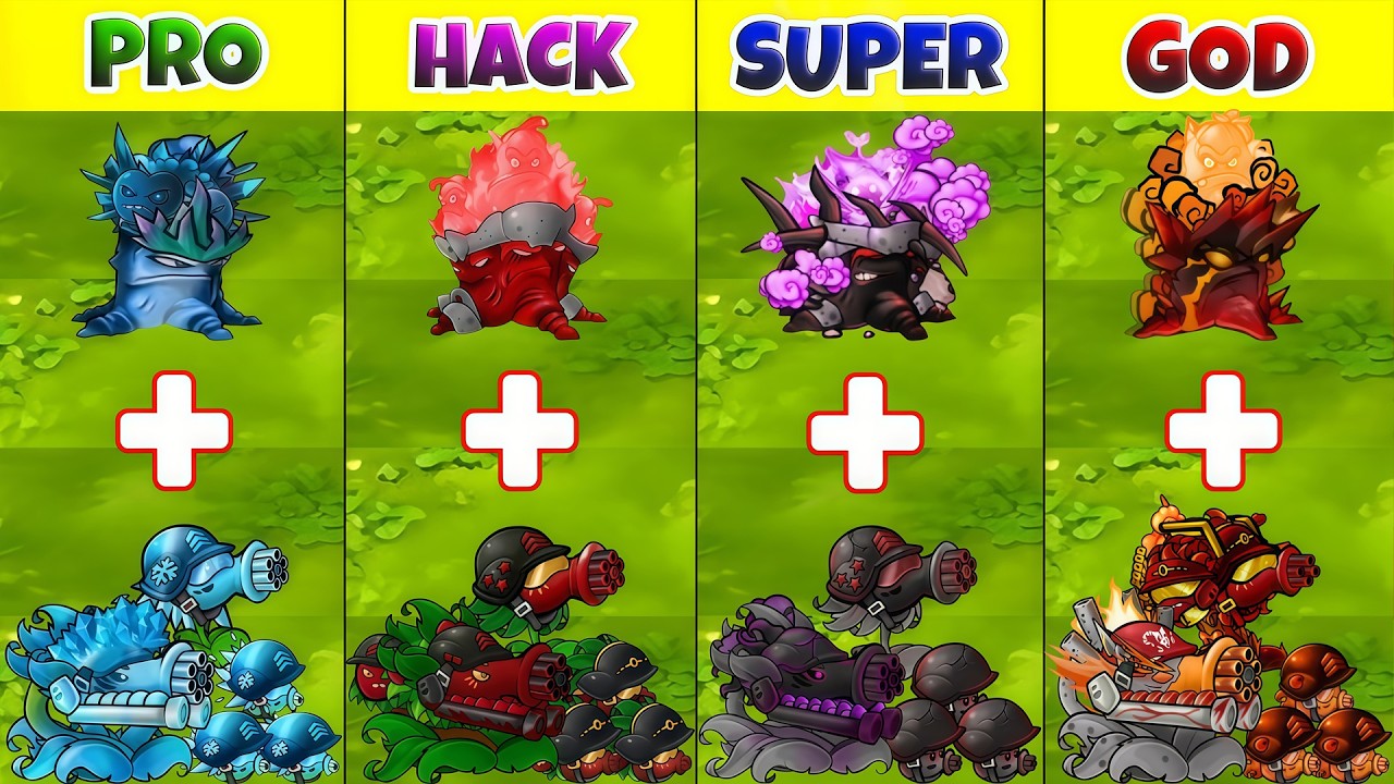 PVZ Fusion 3.4 Challenge - Team Pea & Torchwood vs Obsidian Gargantuar ...