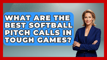 What Are The Best Softball Pitch Calls In Tough Games? - Softball Basics and Beyond