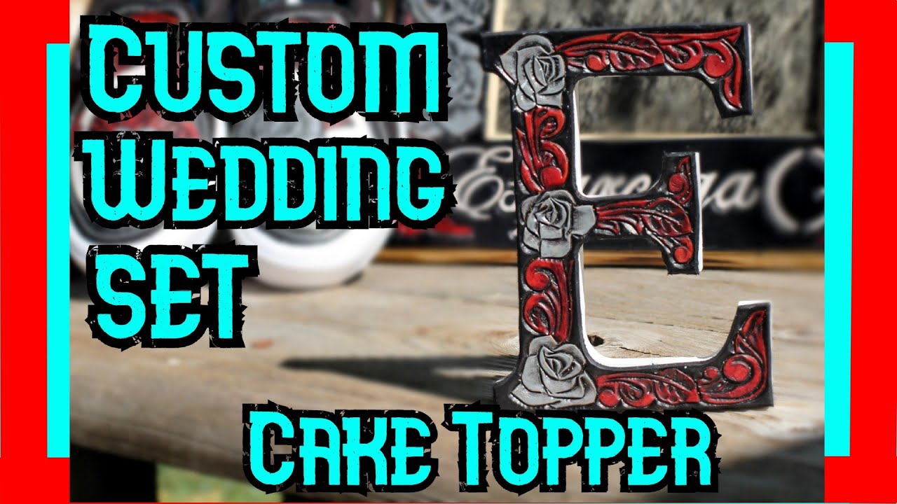 Custom Wedding CAKE TOPPER (3/4)