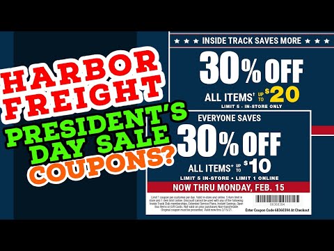 Harbor Freight President's Day Sale w/Coupons?!?