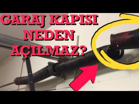 Video: Vidalı bir garaj kapısı açacağı nasıl temizlenir?