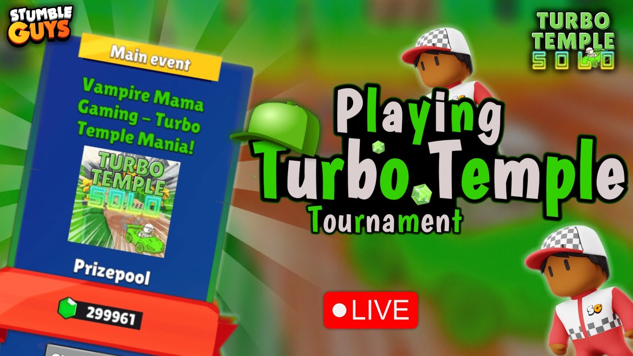 Asia~Turbo Temple Mania Live | Playing my 2nd Tournament 😍