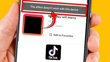 How to Fix Tiktok This Effect Doesn
