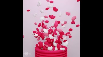 Hearts 💕  (Blender3D) #shorts