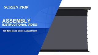 Screenpro Motorized Drop-Down Projection Screen Tutorial J Series