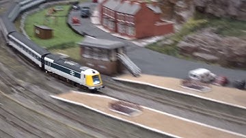 The B.M.Rly.S on N Gauge Layout - The British Rail Class 41 Prototype (HST) High Speed Train.
