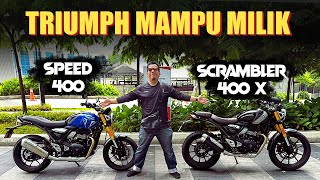 Triumph 400cc bawah RM30,000?? - Review Speed 400 Dan Scrambler 400 X Malaysia #triumph