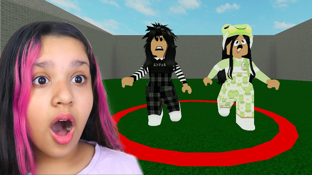 أخر شخص يخرج من الدائرة  يفوز ! Roblox