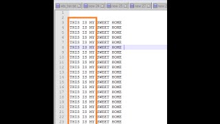 How to make BOX selection in Notepad++ 