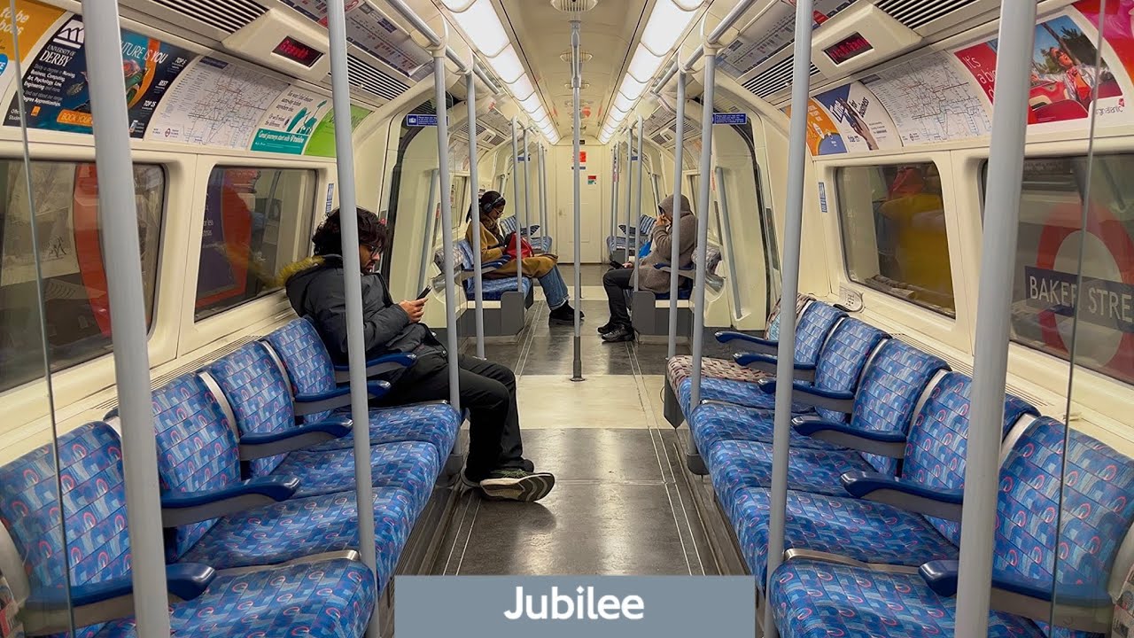 London Underground Jubilee Line ride: Baker’s Street - Green Park ( 1996 Stock ) 17/01/2025 ( 4K )