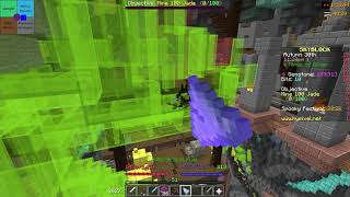 Mining in Hypixel Skyblock | Pristine moment