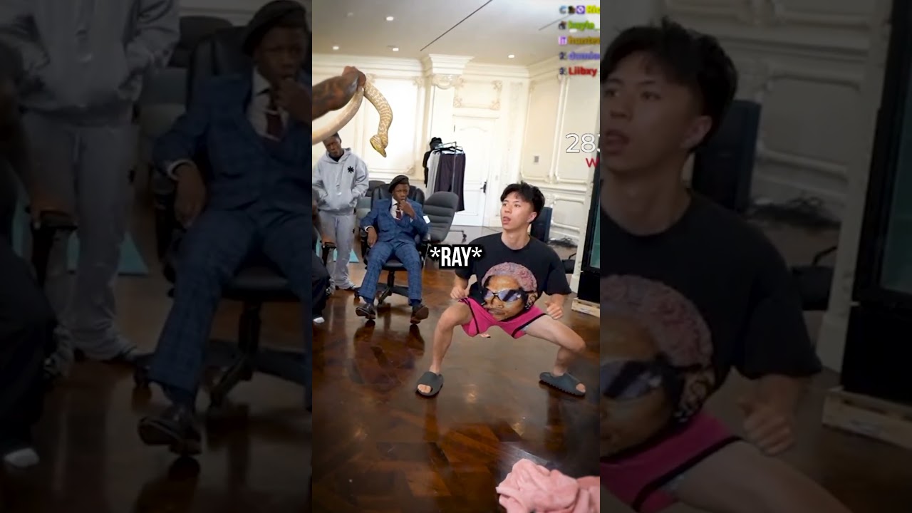 Kai Cenat, Ray, & Tota Tries Dodging A Snake Attack 🤣