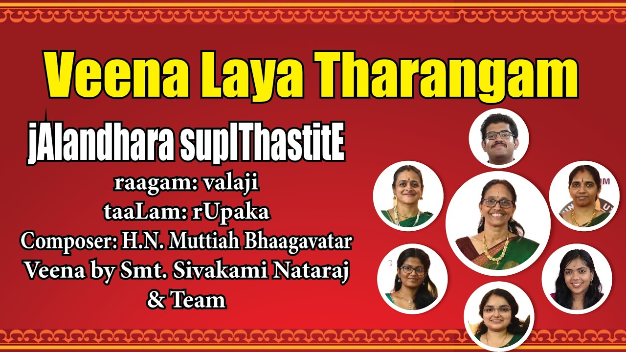 jAlandhara | Veena Laya Tharangam by  M. Sivakami Nataraj & Team |   Swaralaya Samanwayam- 25