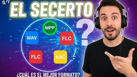 WAV, MP3, FLAC o AAC: 🤫 ¿Cuál es el Mejor Formato de Audio para MÚSICA? (El Secreto de la Calidad)