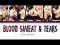 Bts  blood sweat  tears      color coded lyricshanromeng