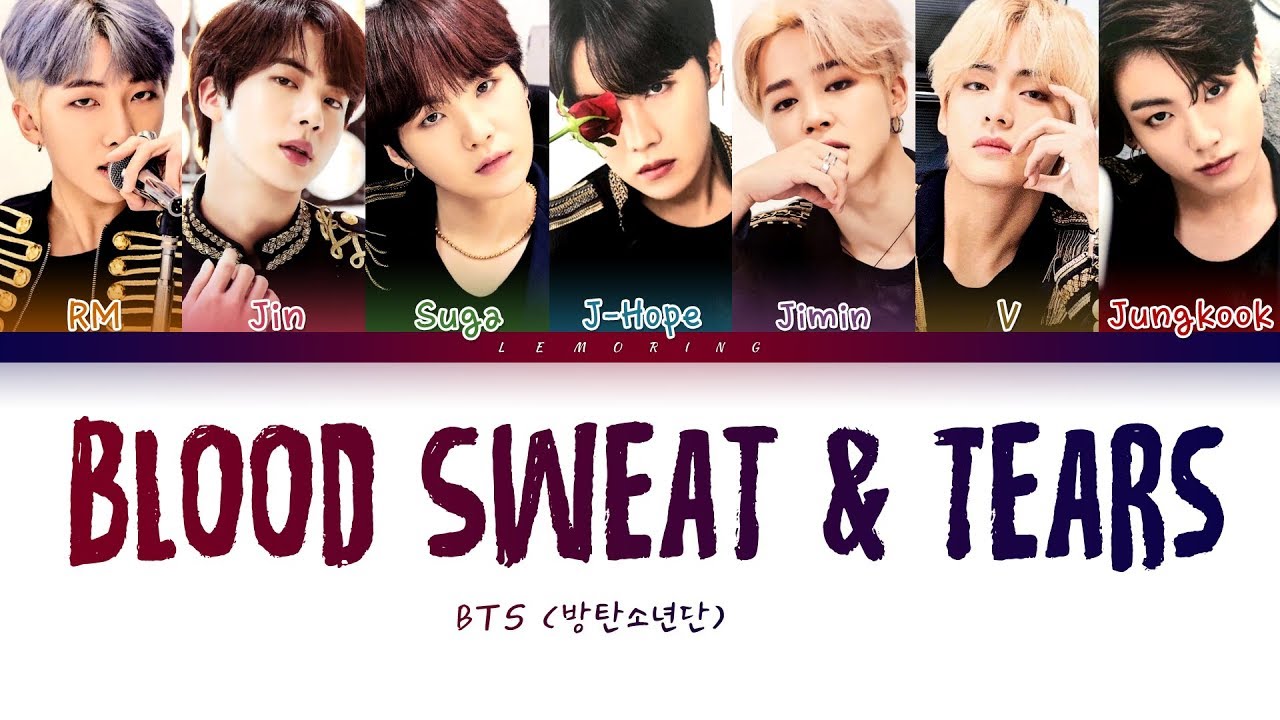 BTS   Blood Sweat  Tears       Color Coded LyricsHanRomEng