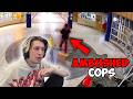 xQc &amp; m0xyy react to Cop Ambushed Before Suspect Takes Over School