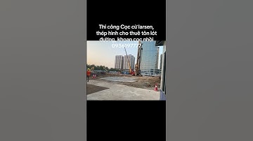 Đơn vị khoan Cọc nhồi ép cọc ép cừ cho thuê cừ larsen thép hình sàn đạo shoring H , tôn lót đường