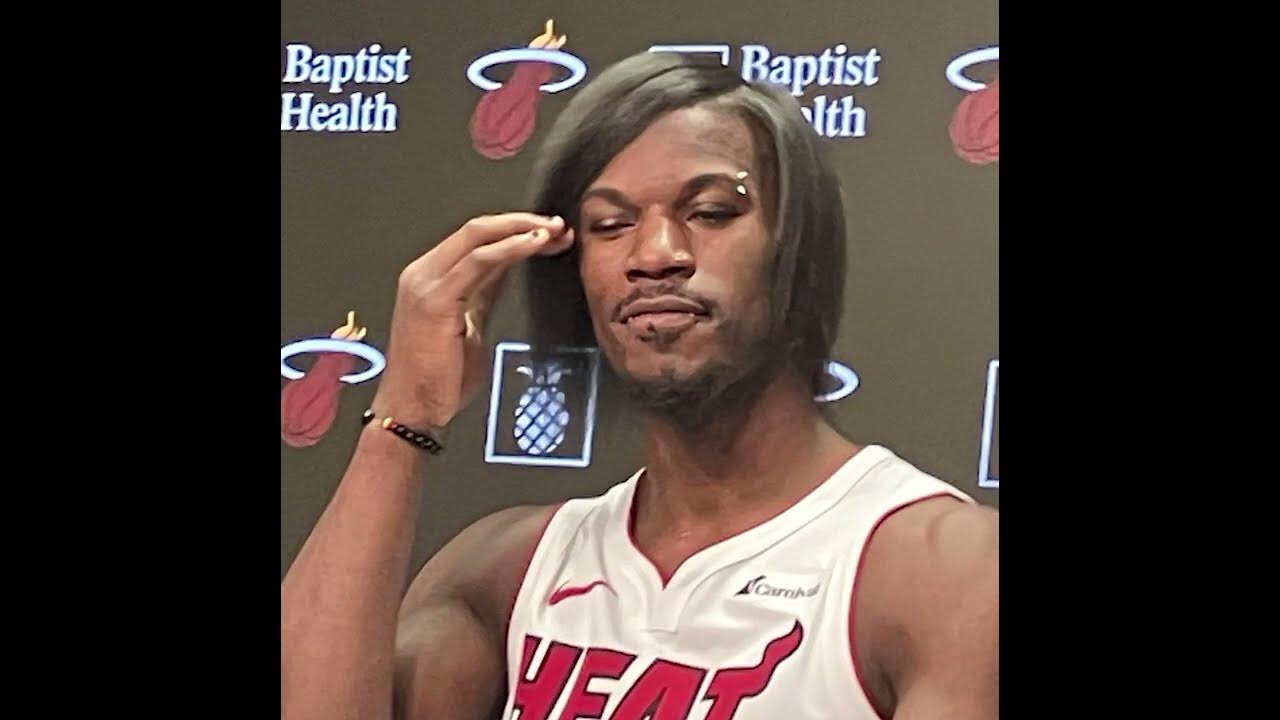 Jimmy Butler surpreende e adota visual emo em media day do Miami Heat, nba