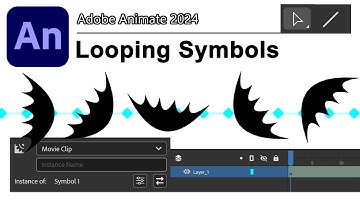 Creating Looping Symbols from Objects in Adobe Animate