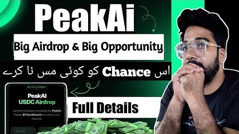 Peak AI USDC Airdrop Guide 2025 | How to Claim Securely & Safely | Syed Online Work 