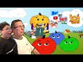 TODDLER EDUCATIONAL w/COOL PUMPKINS! &amp; COLORFUL PATCHES! BvBLP Son &amp; Dad Play Pumkin World! Learning
