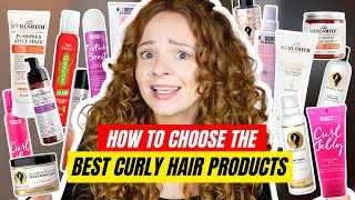 HOW TO CHOOSE THE BEST CURLY HAIR PRODUCTS | Beginner&#39;s guide to curly hair products