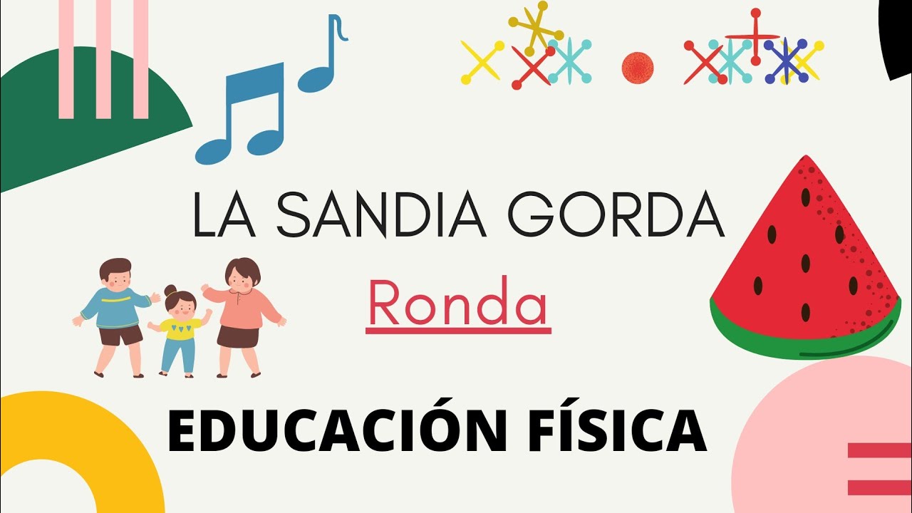 |Act. 61| DINAMICA | RONDA | LA SANDIA GORDA | EDUCACION FISICA⬅️🤩🚀🔴🔵🔺🔻