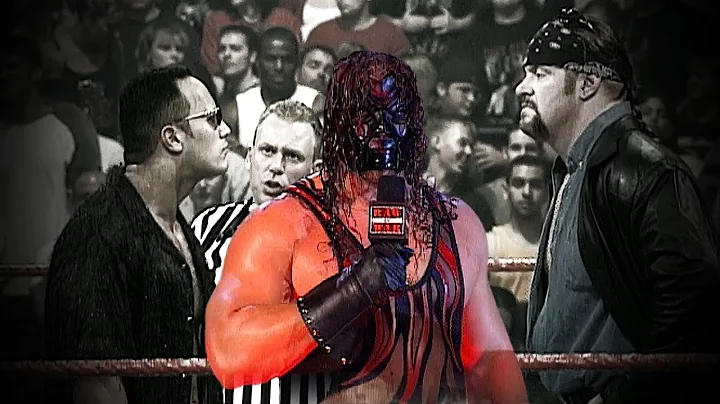 Undertaker, Kane, Rock, Chris Benoit & Mick Foley Segment (Undertaker Owns Rock On The Mic)! 9/18/00
