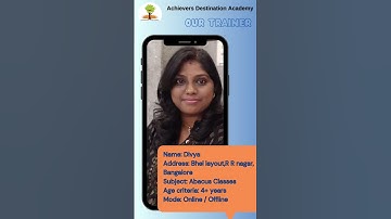 Abacus classes in R R Nagar Bangalore.