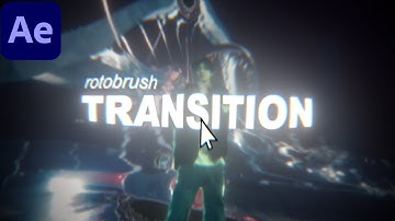 CRAZY Rotobrush Transition - After Effects Tutorial