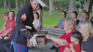 Teddy Rush military funeral honors NJ Atlantic County Veterans Cemetery