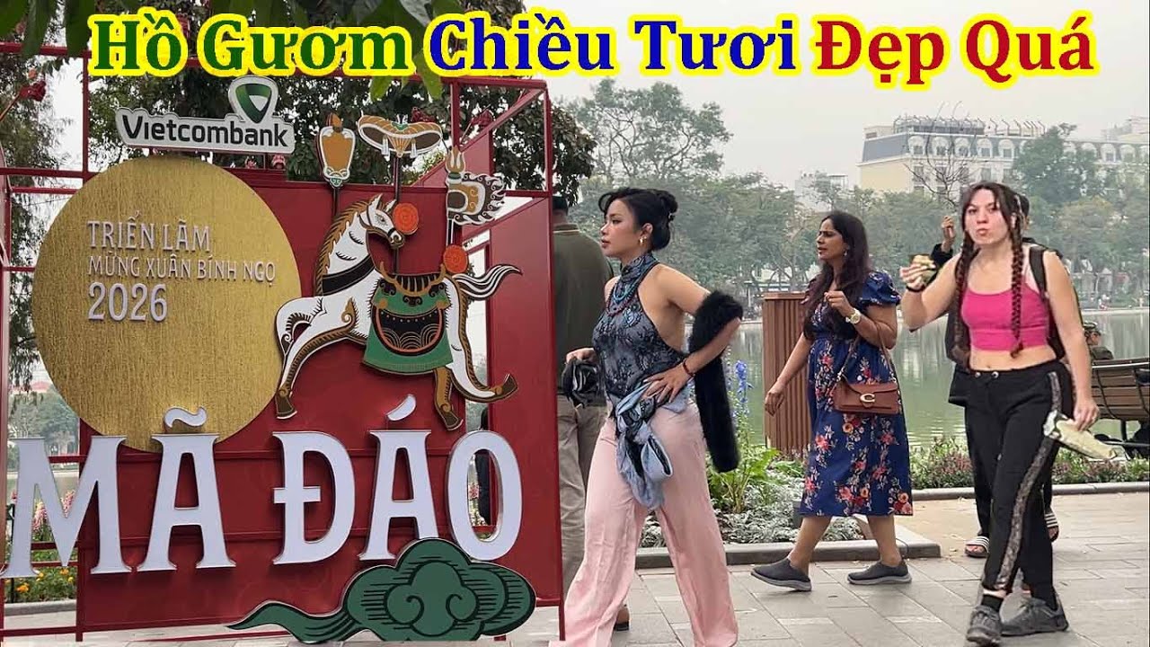 Vòng Quanh Hồ Gươm Chiều Tươi Đẹp Chưa Từng Thấy - Ho Guom Lake