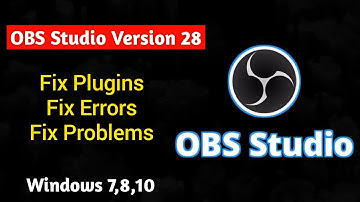 OBS STUDIO 28 l Fix "Plugins failed to load" | OBS Studio Guide | Fix Plugins OBS 28 l OBS plugins
