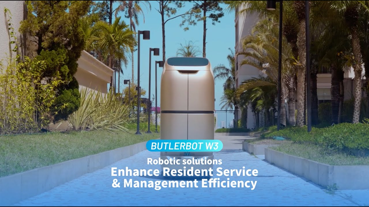 BUTLERBOT W3 | Enhance Resident Service & Management Efficiency in Brazil | Modern Living Experience