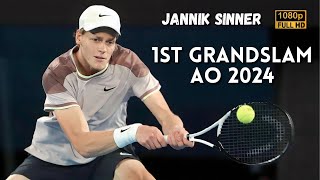 Jannik Sinner - UNBEATABLE in AO 2024 | Super Points (HD 1080p)