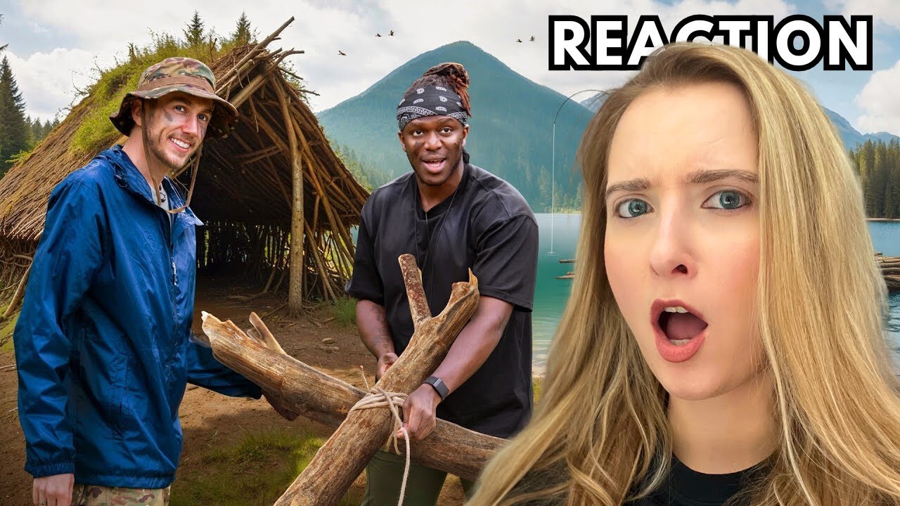 Reaction TO SIDEMEN SURVIVE IN THE FOREST FOR 24 HOURS
