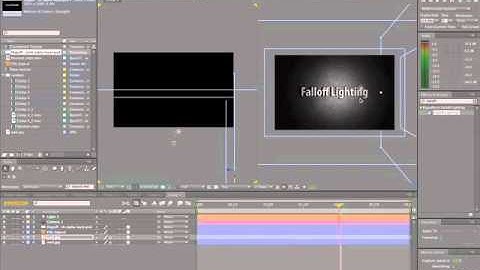 How to use the Falloff Lighting tutorial in After Effects to illuminate a corner