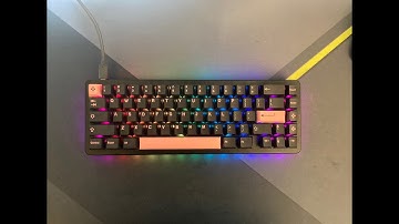 Modded Drop Alt with Lubed Gateron Phantom Brown